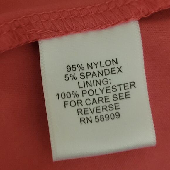 Nurture Dress S Midi V Neck Dark Peach Flowing Lined Embroidery Empire Baby Doll - Picture 7 of 12